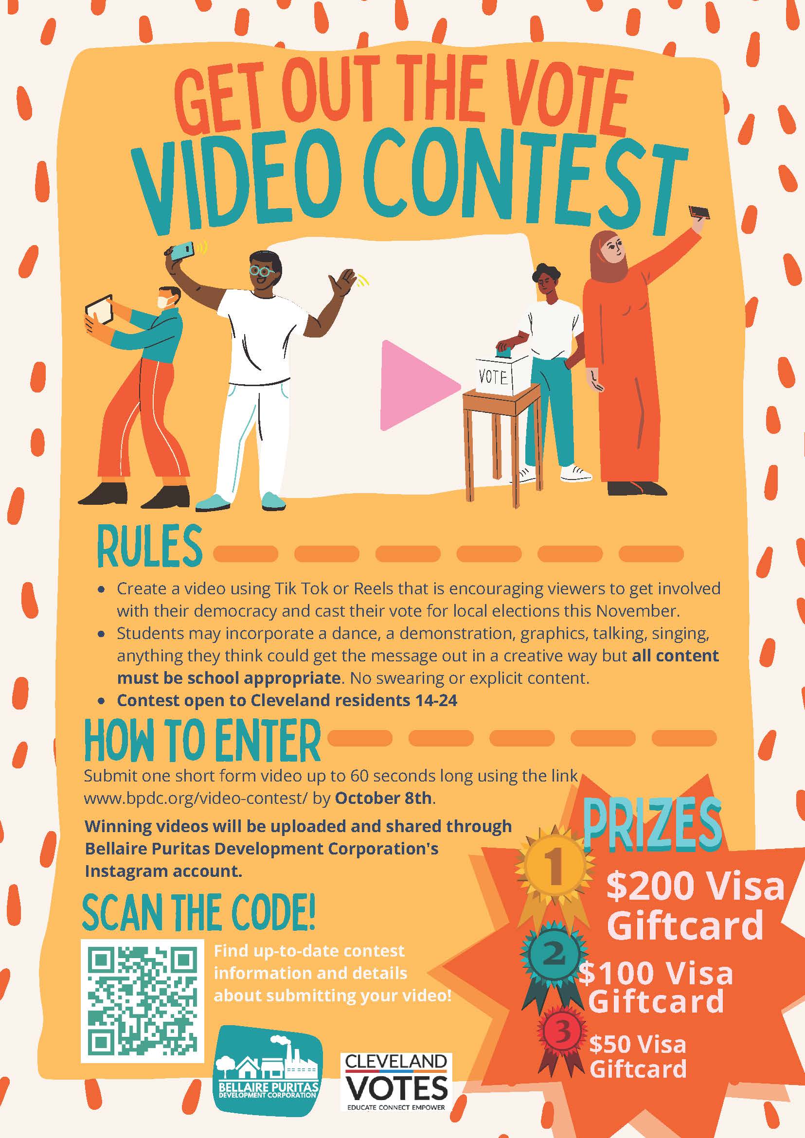 Clevelanders 14-24 encouraged to enter Get Out The Vote Video Contest – The  West Park Times